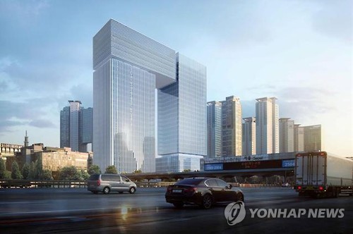 두산분당센터 신축 조감도