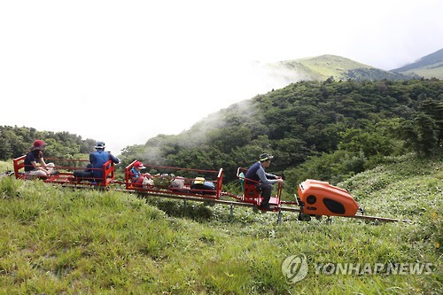 한라산 전기 모노레일