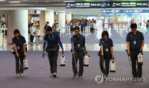 감염병 유입을 막아라 인천공항 방역 강화