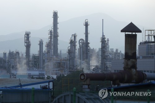 울산공단에 악취…근로자 불편