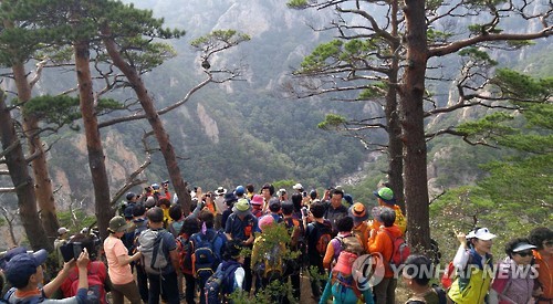 설악에 이런 멋진 곳이…46년만에 모습 드러낸 망경대