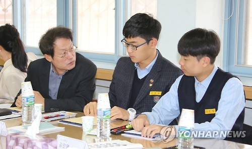 조희연 교육감, 이수중학교 간담회
