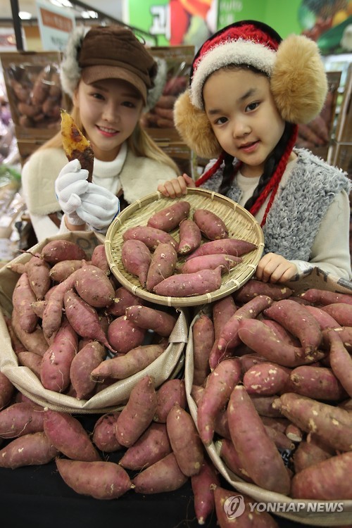 군고구마의 계절이 왔어요