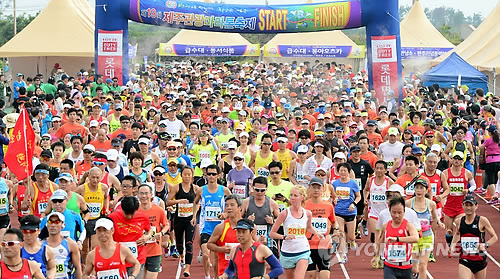 제주 해안 달리며 상쾌함 만끽…5월 국제관광마라톤