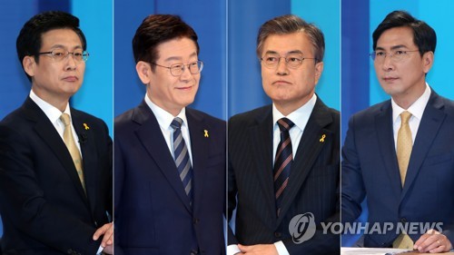 안희정 대선몰표에도 호남 고립, 현 대세론 불안…TV토론