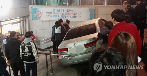 행인 덮친 동암역 돌진 음주 운전자 차체 결함 주장