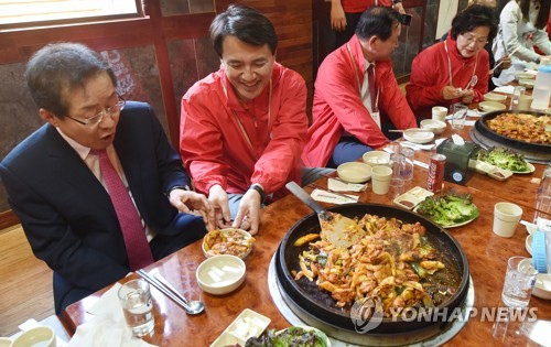 홍준표, 강원 찍고 최대표밭 수도권으로…북서풍 불어라