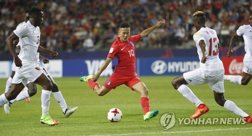 이승우의 선제골!