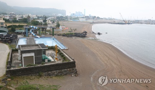 개장 앞둔 제주 화순금모래해변