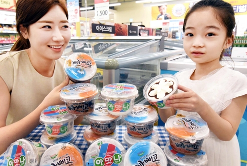 그때 그시절 추억 아이스크림 아맛나·빠삐코 빙수로 변신