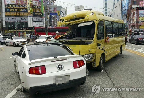 버스 인도 돌진 청주 교차로, 교통사고 최다 발생 악명