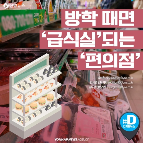 [카드뉴스] 방학 때면 급식실되는 편의점