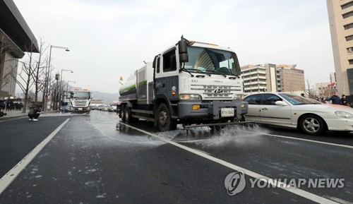 미세먼지 저감 대책에 따른 분진청소작업
