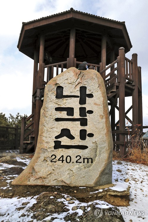 나각산 정상