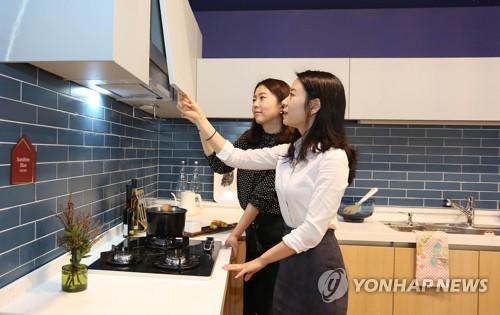 서울리빙디자인페어의 대림바스 전시장