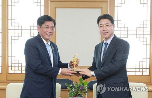 베트남 빈증성 대표단 대전시 방문