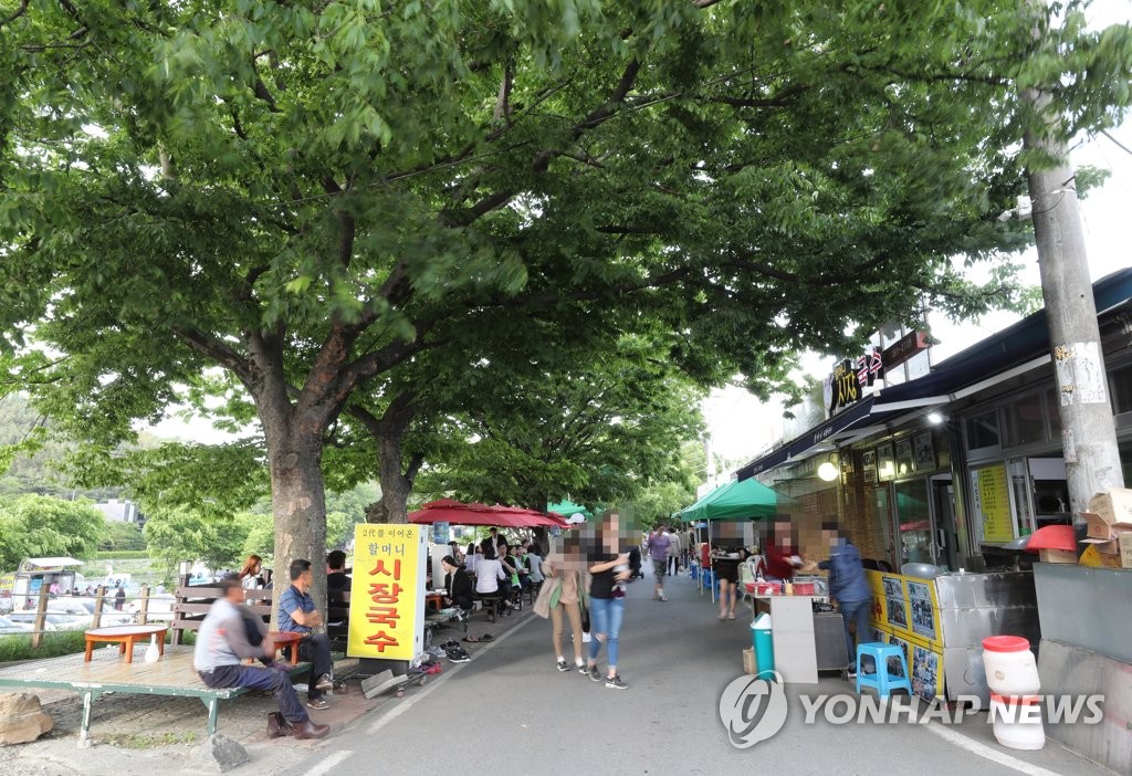 담양 관방천 국수거리