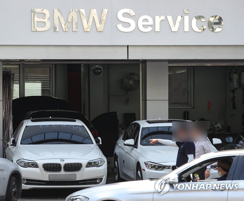 BMW 디젤차량 리콜 시작, 혼잡한 BMW 서비스 센터