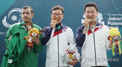 [아시안게임] 육군 상사 최영전 3사관학교서 훈련…군인 신분이 도움