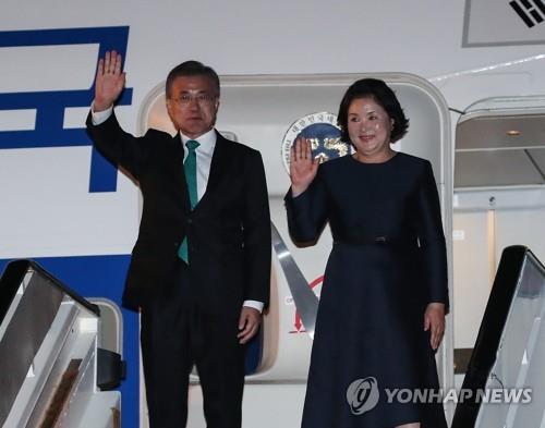 문대통령, 브뤼셀 도착…ASEM 참석 이어 英 등과 정상회담
