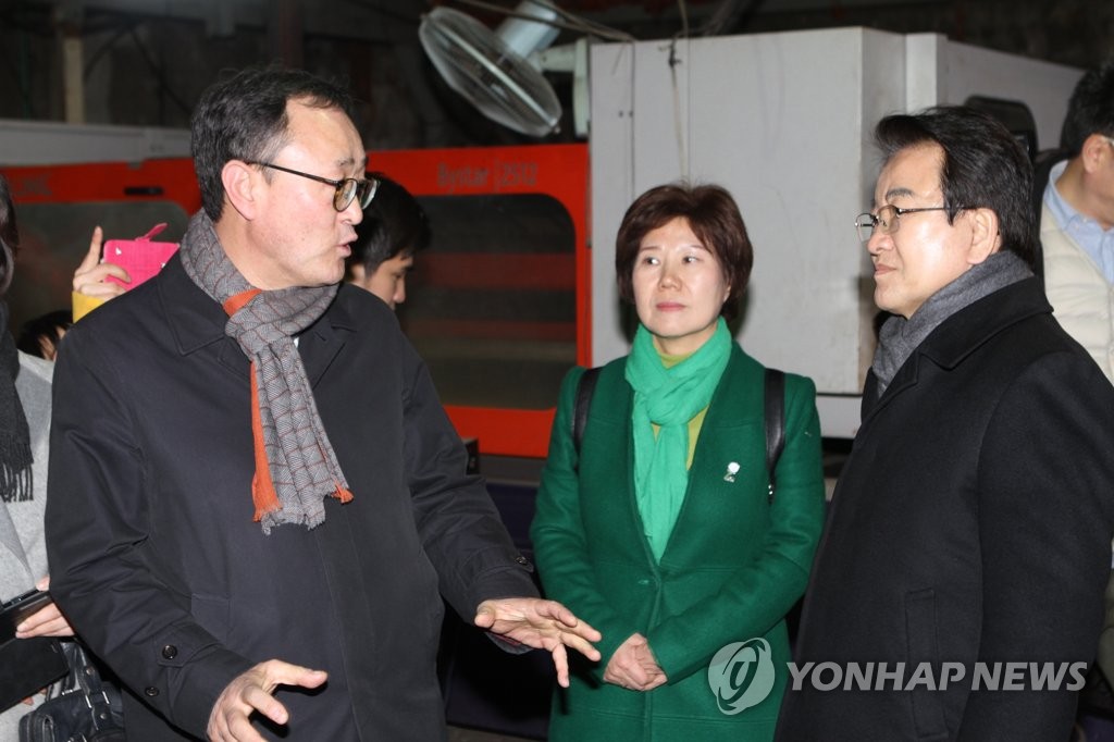 정동영, 청계천 공구 상가 방문