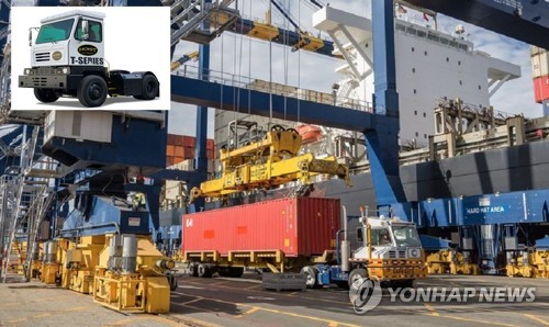부산항 야드트랙터 자율주행 시대 연다