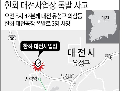 방사청, 폭발사고 한화공장 공정 위험성 알고도 묵인했나?
