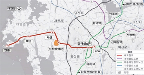 서산시·예산군·태안군 서해안 내포철도 건설 협력 맞손