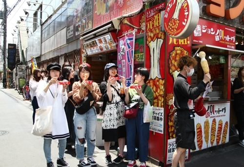 젊은기운 가득한 한류거리 신오쿠보 아리랑핫도그 찾아왔어요