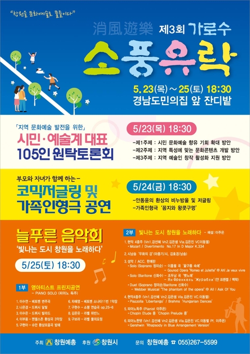 바람을 느끼며 창원 가로수길 거닌다…23일 소풍유락 축제