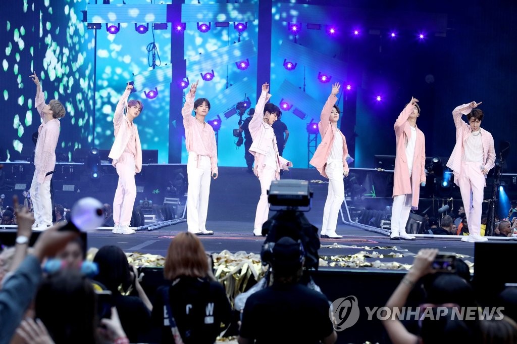 BTS 유럽투어 런던 공연