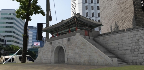 서울 서쪽 사대문 돈의문, 104년만에 AR·VR로 재탄생(종합)
