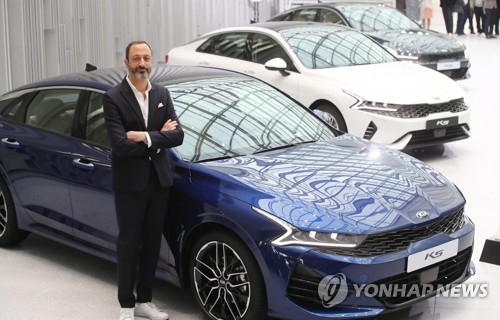 기아차 얼굴 K5 새모델 출시…내년 내수 7만대 판매 목표(종합)