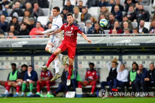 황의조 교체 투입 보르도, 스트라스부르에 0-1 패배