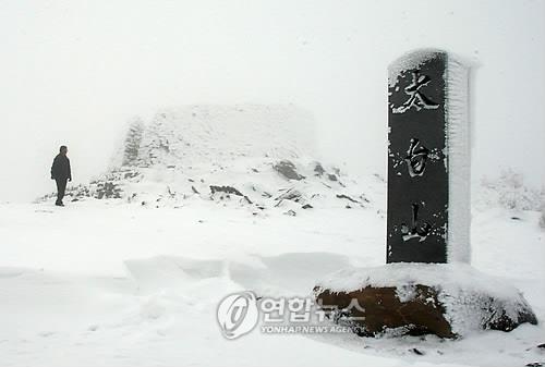 겨울 도시 태백 3년째 눈 없는 12월 속상해요