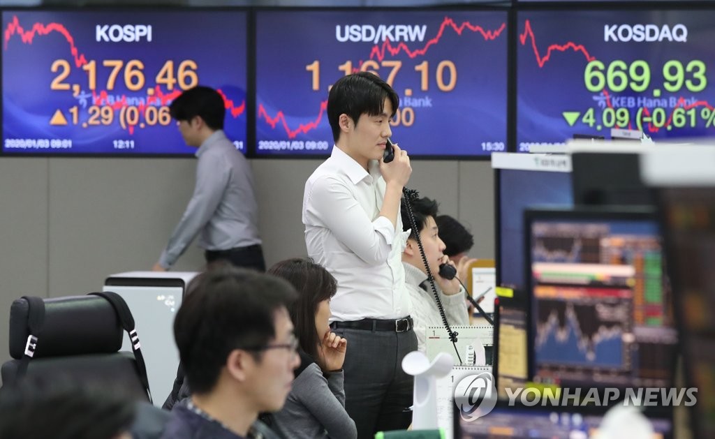 중동발 불안 장중 2,170대 등락