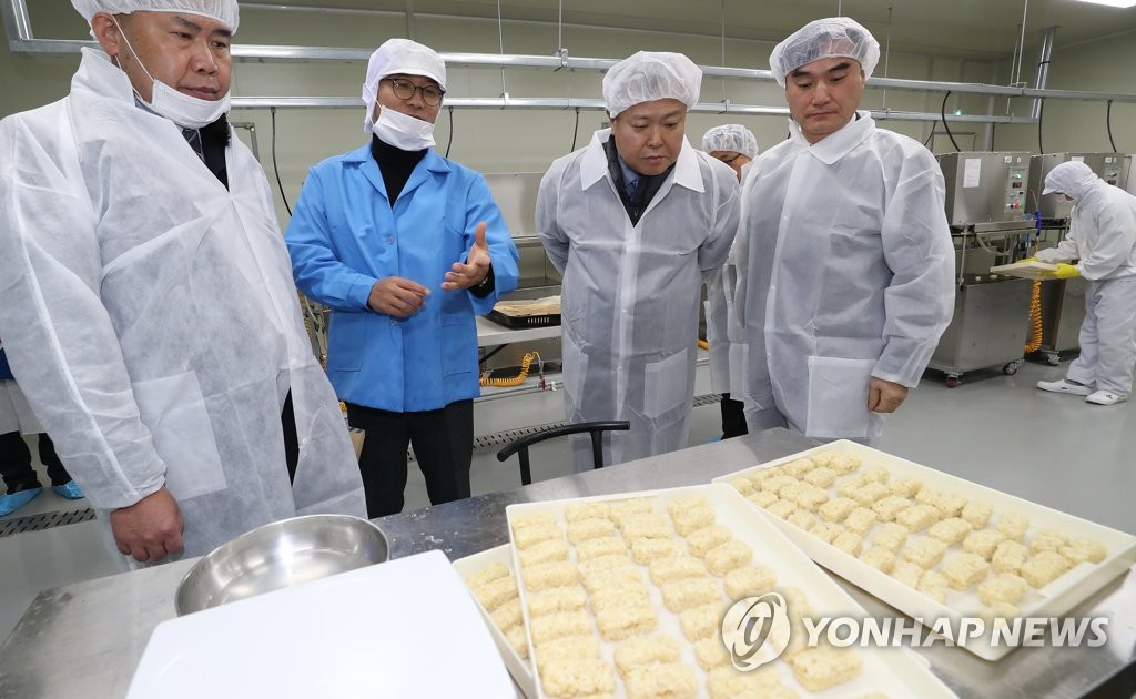 경성미가영농조합 쌀가공 사업장 방문한 황규석 차장