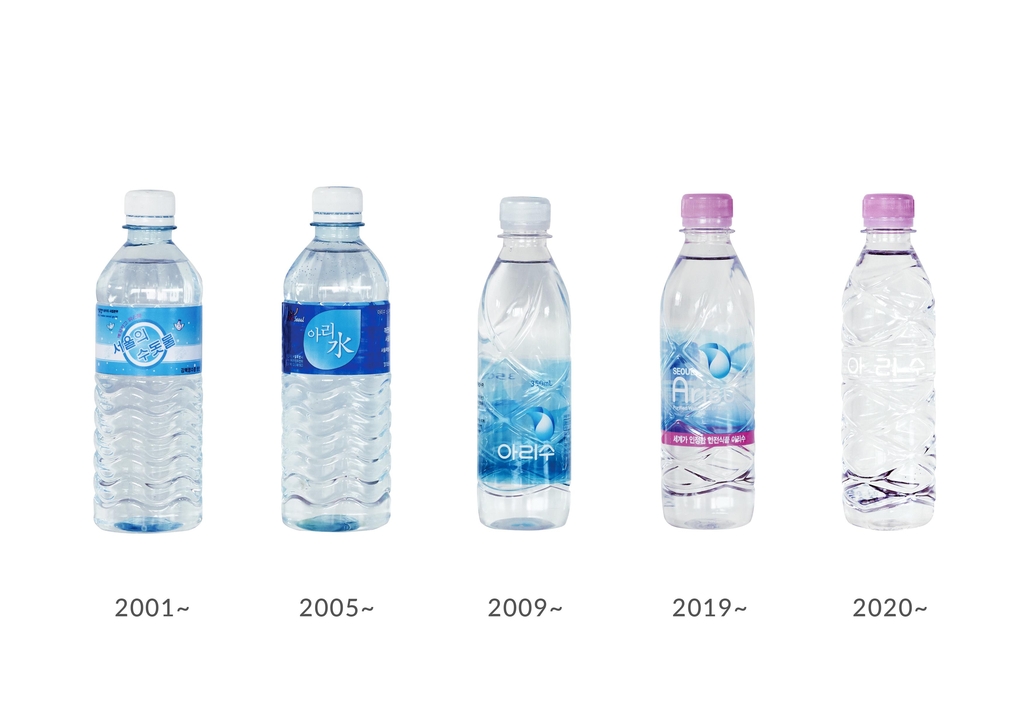 서울시 아리수 페트병 비닐 라벨 없앴다…친환경성 강화