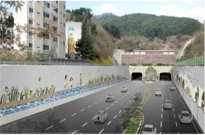 부산 만덕터널 공사로 야간 일부 통제