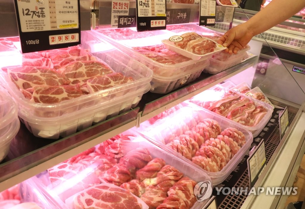 목살 가격 한 달 새 20%나 올라