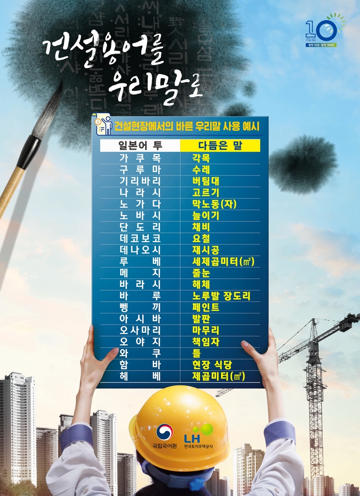 오야지·오사마리·단도리…건설현장 일본어 바로잡기