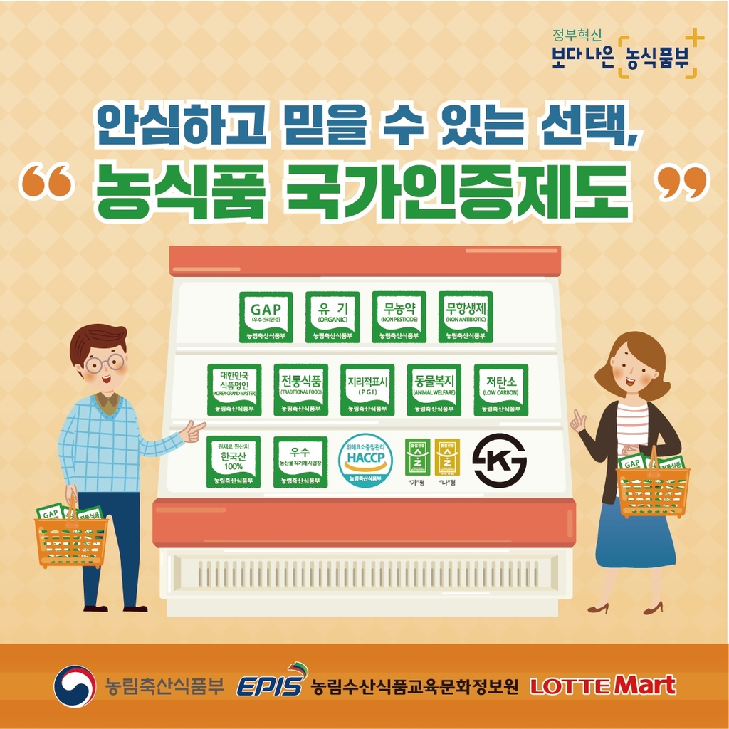 롯데마트 보드게임 참여하고 국가인증 농식품 받으세요
