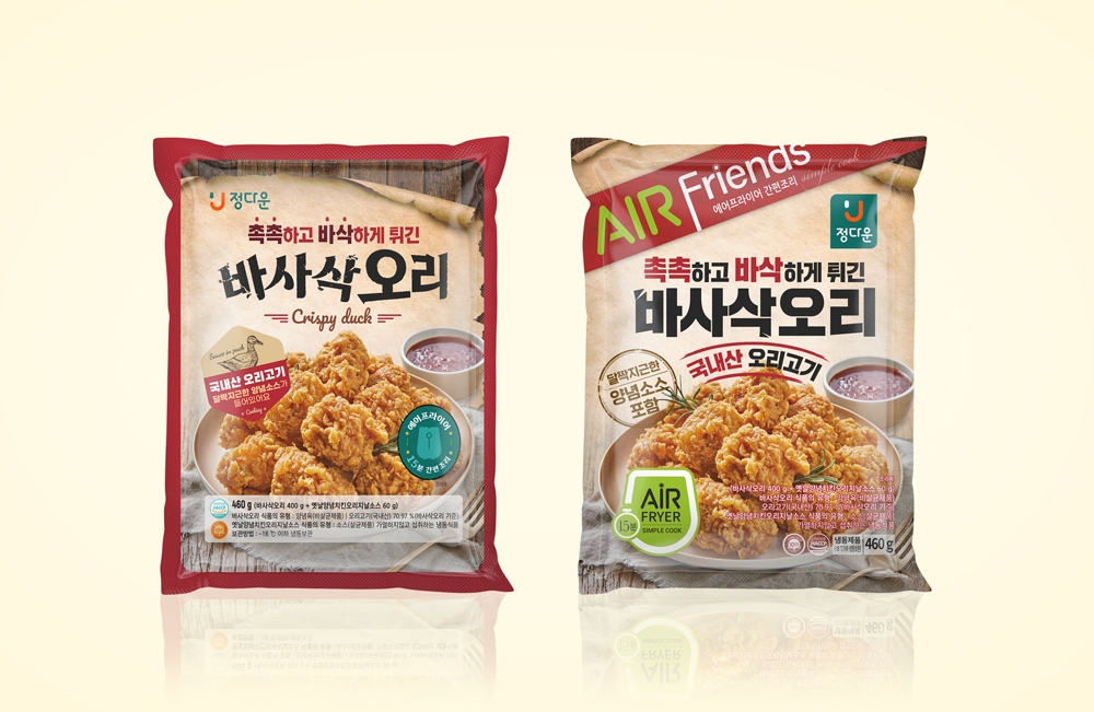 [게시판] 정다운, 오리 치킨 바사삭오리 출시