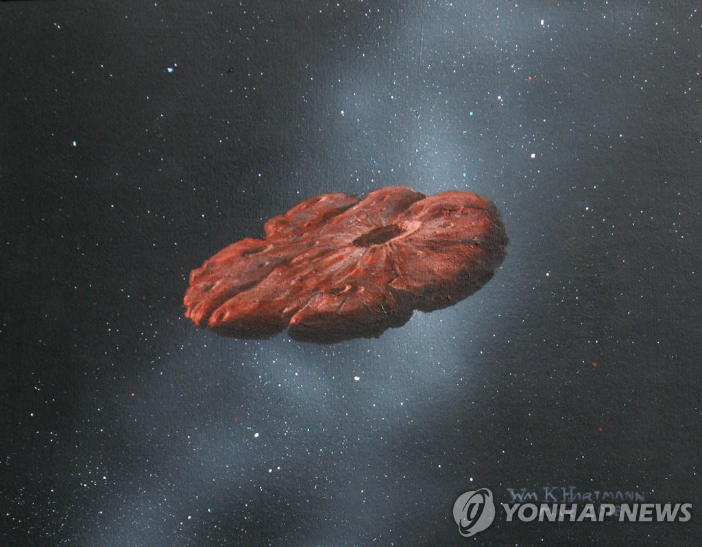 정체성 논란 오우무아무아 질소 얼음으로 된 행성 파편