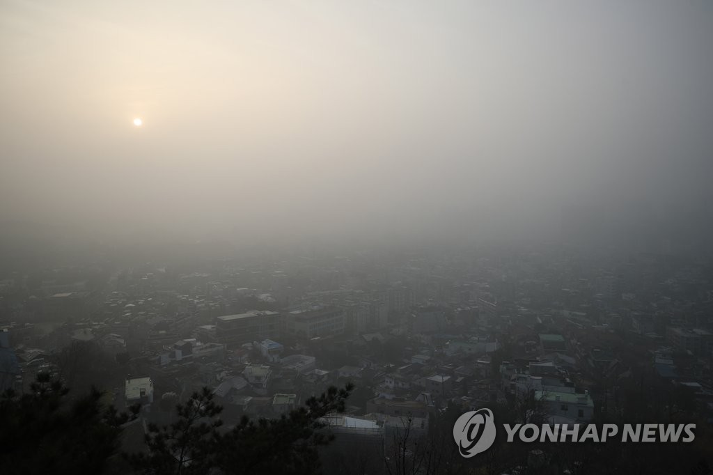 경기 동부·남부 초미세먼지주의보…도 전역으로 확대