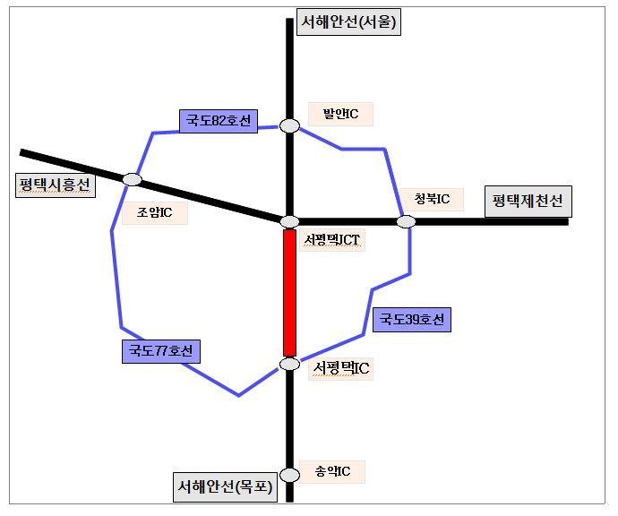 서해안고속도로 서평택 IC∼JC 개량공사…우회도로 확인을