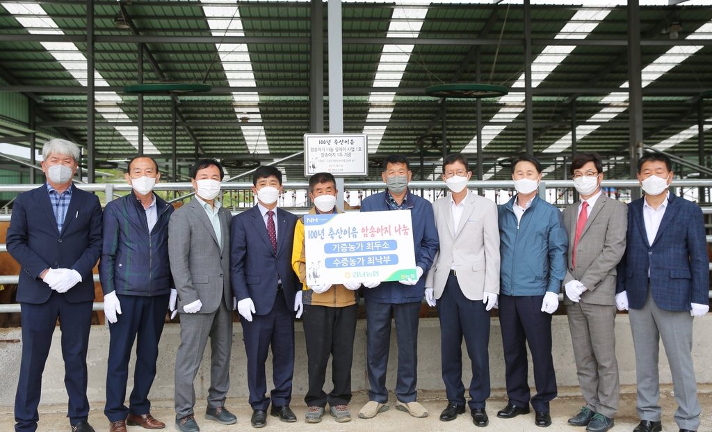 [경남소식] 경남농협, 100년 축산이음 암송아지 나눔 1호 전달식