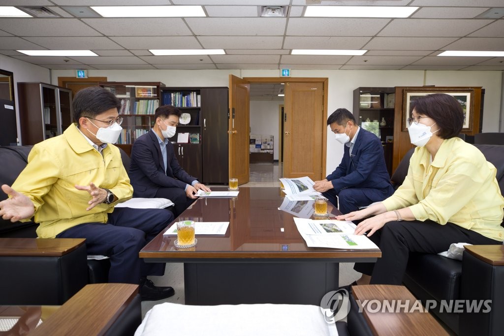 임혜숙 장관, 국립중앙과학관 공사현장 안전점검