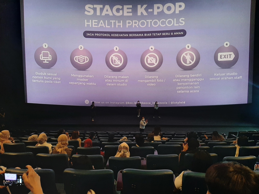 [르포] K-팝 인도네시아 팬들에 자카르타 CGV 들썩들썩