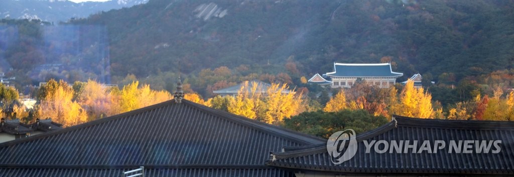 경복궁 아침 햇살